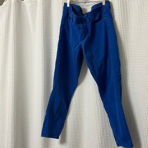 Blue Jcrew toothpick ankle jeans